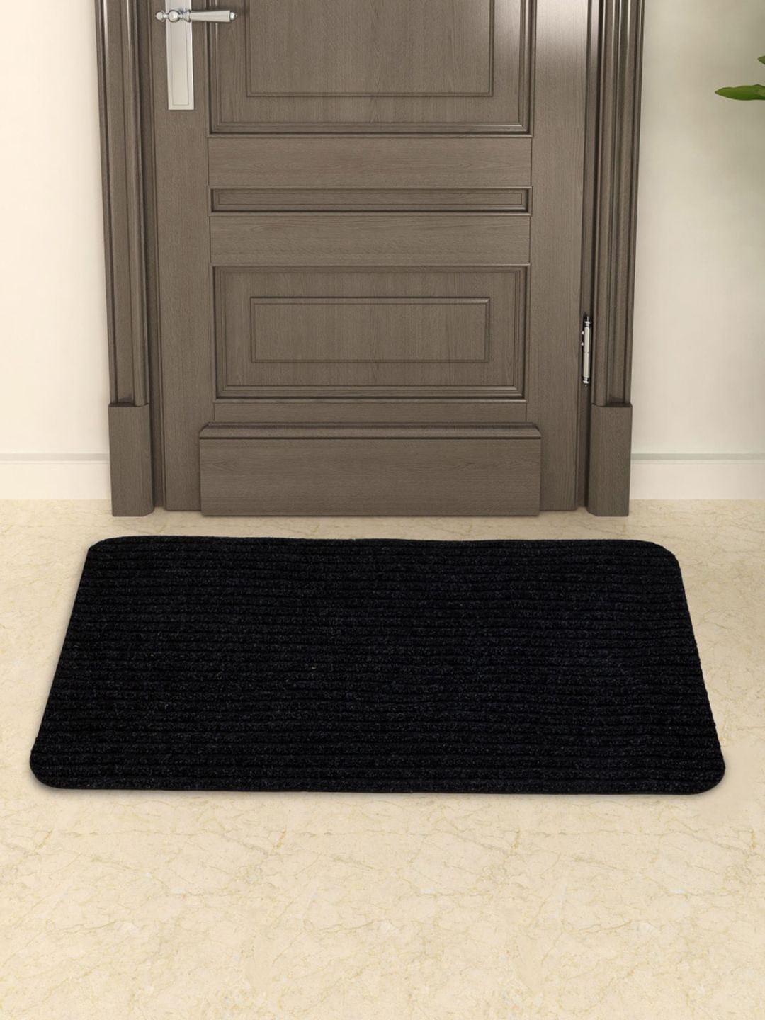 Home Centre Charcoal Textured Anti-Skid Door Mat