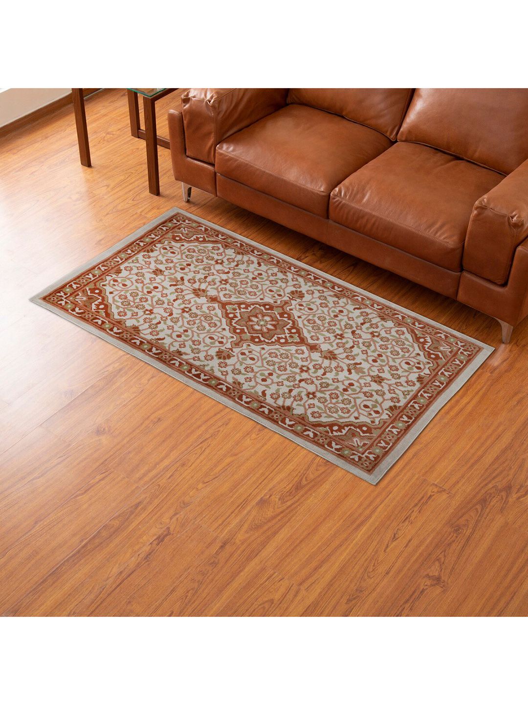 Home Centre Savanna Multicolour Woven Textured Polyester Area Carpet Price in India