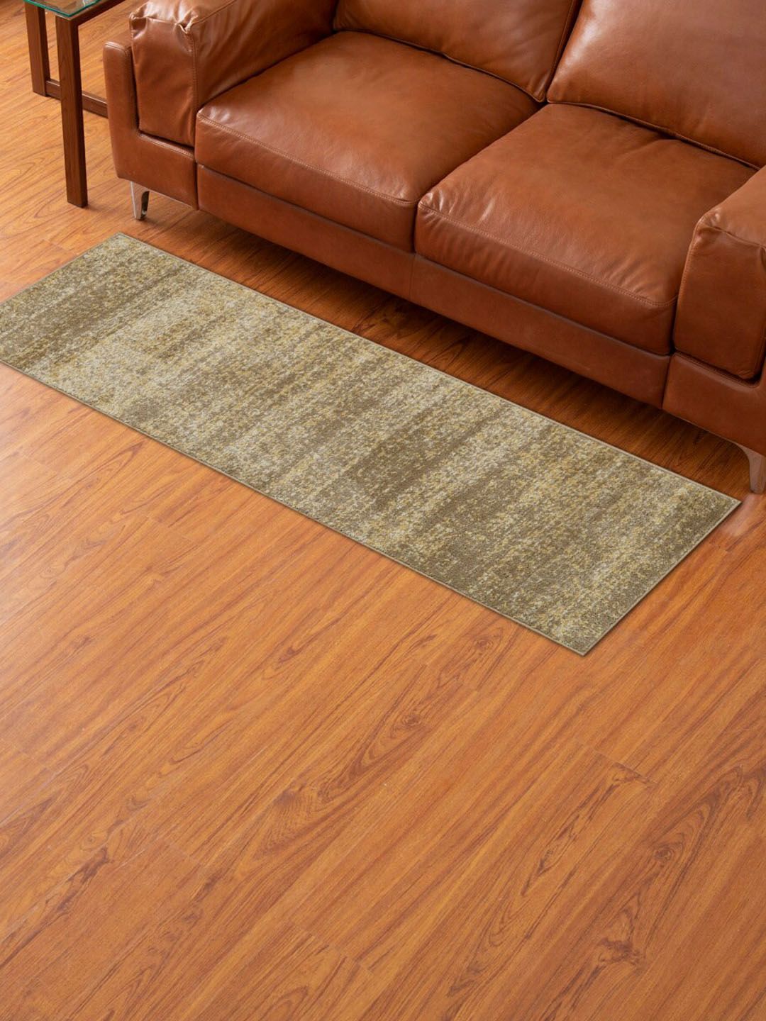 Home Centre Beige Textured Anti-Skid Carpet Price in India