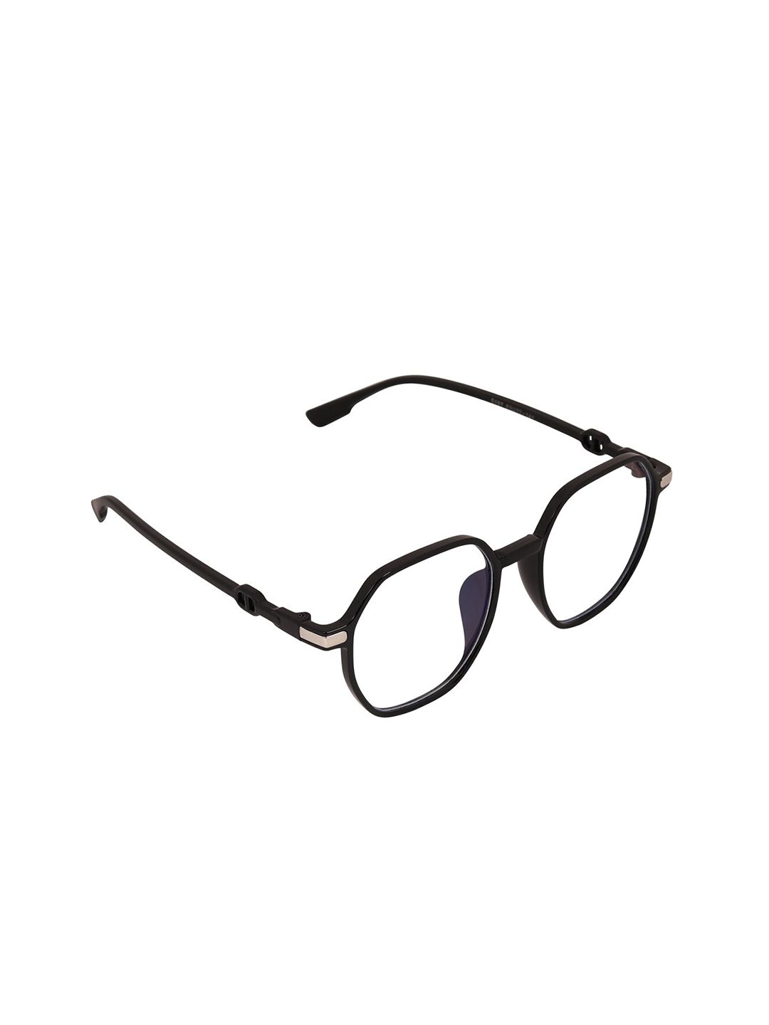 Peter Jones Eyewear Unisex Black Full Rim Blue Light Blocking Computer Glasses AG5197B Price in India