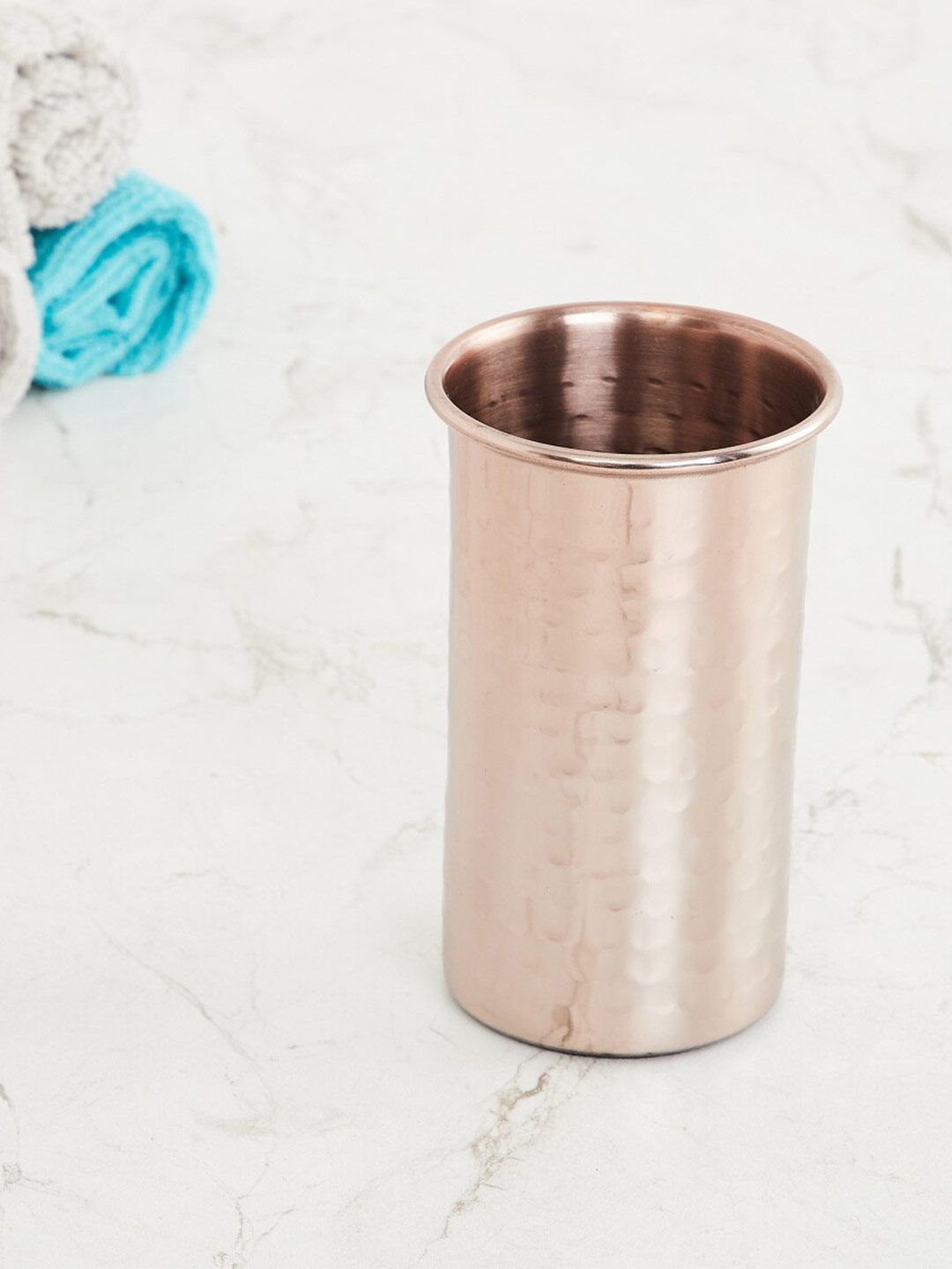 Home Centre Gold-Toned Solid Copper Glossy Tumbler Price in India