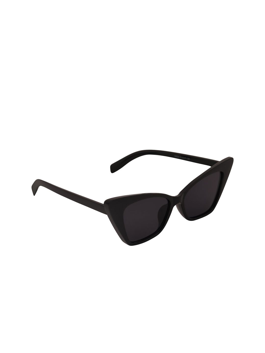 Peter Jones Eyewear Unisex Black Lens & Black Cateye UV Protected Lens 13024B Price in India