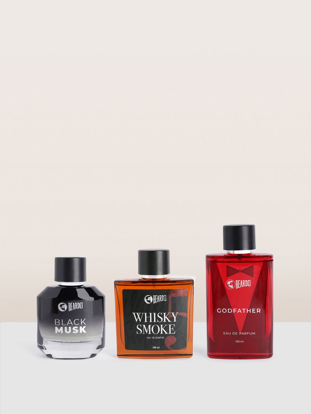 Beardo Set of Beardo Whisky, God Father and Black Musk Perfume 100 ml each Price in India