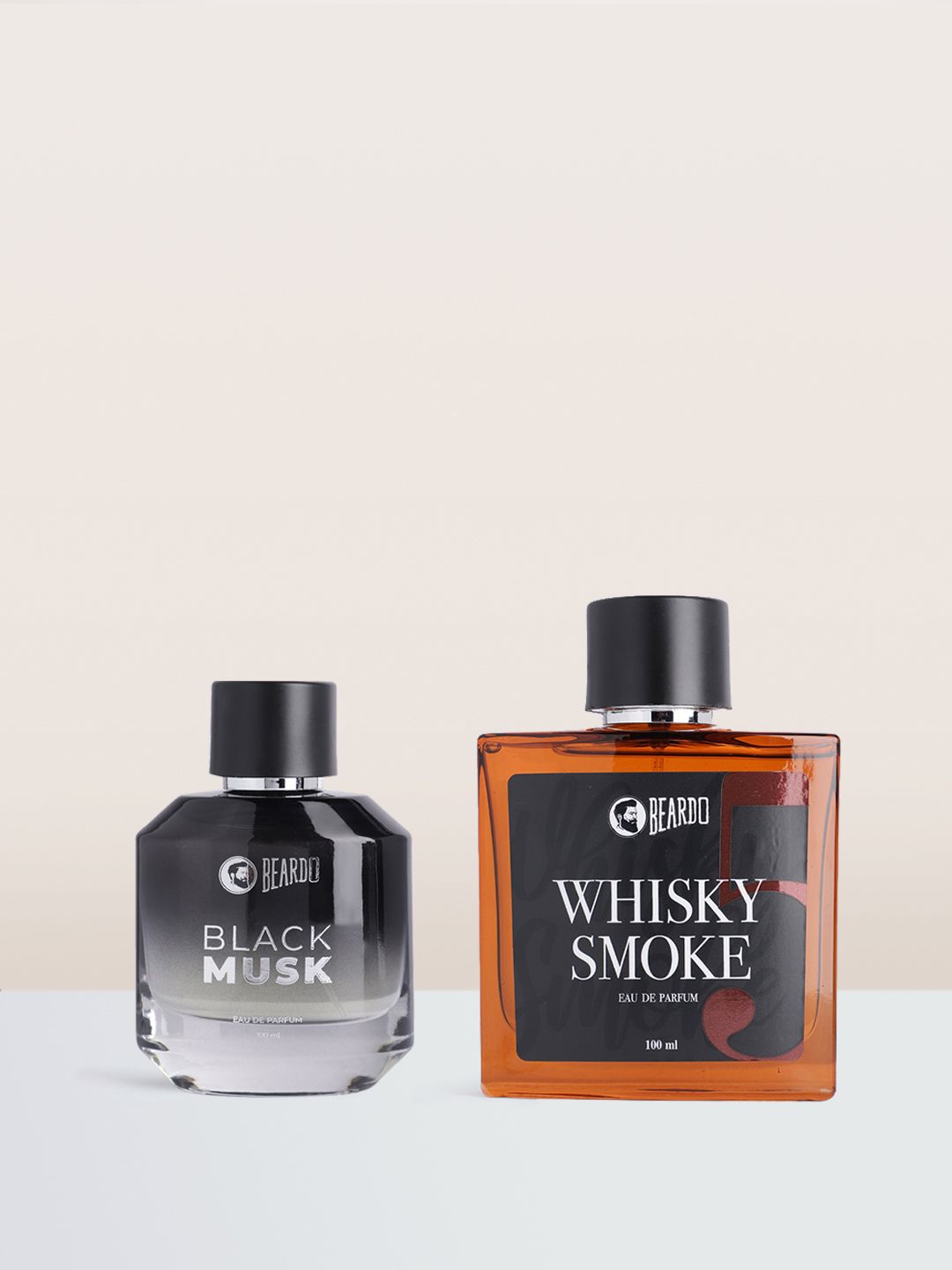 Beardo Set of Black Musk & Whisky Smoke Eau De Parfum 100 ml Each Price in India