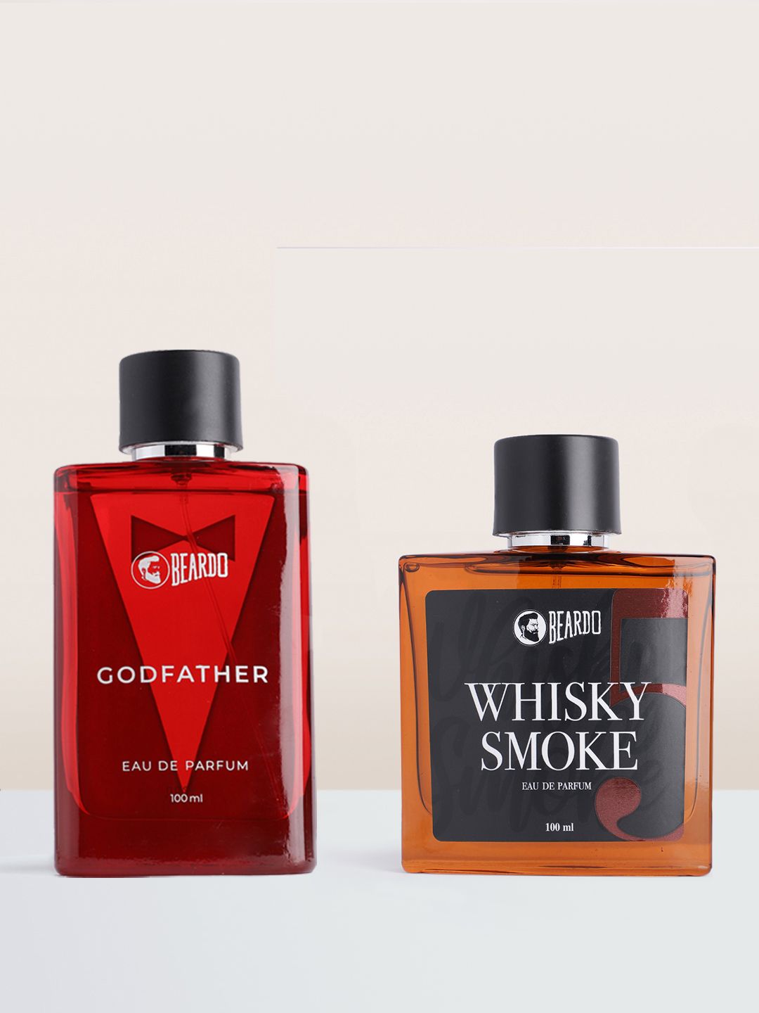 Beardo Set of God Father & Whisky Smoke Eau De Parfum 100 ml Each Price in India