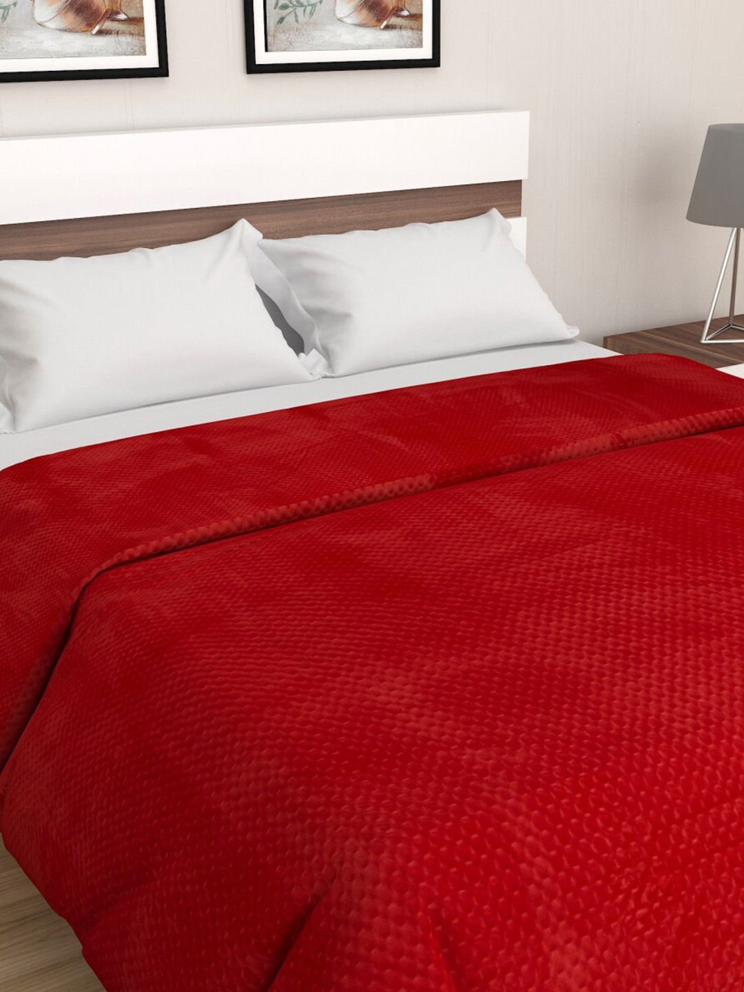 Home Centre Red Summer Double Bed Quilt Price in India