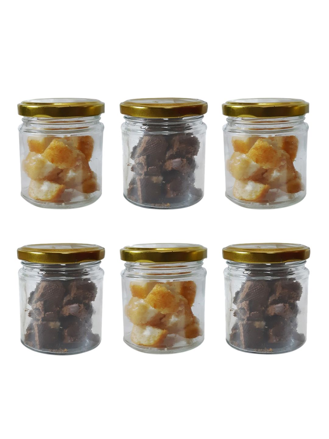 Home Centre Set Of 6 Glass Storage Jar 200 ML Price in India