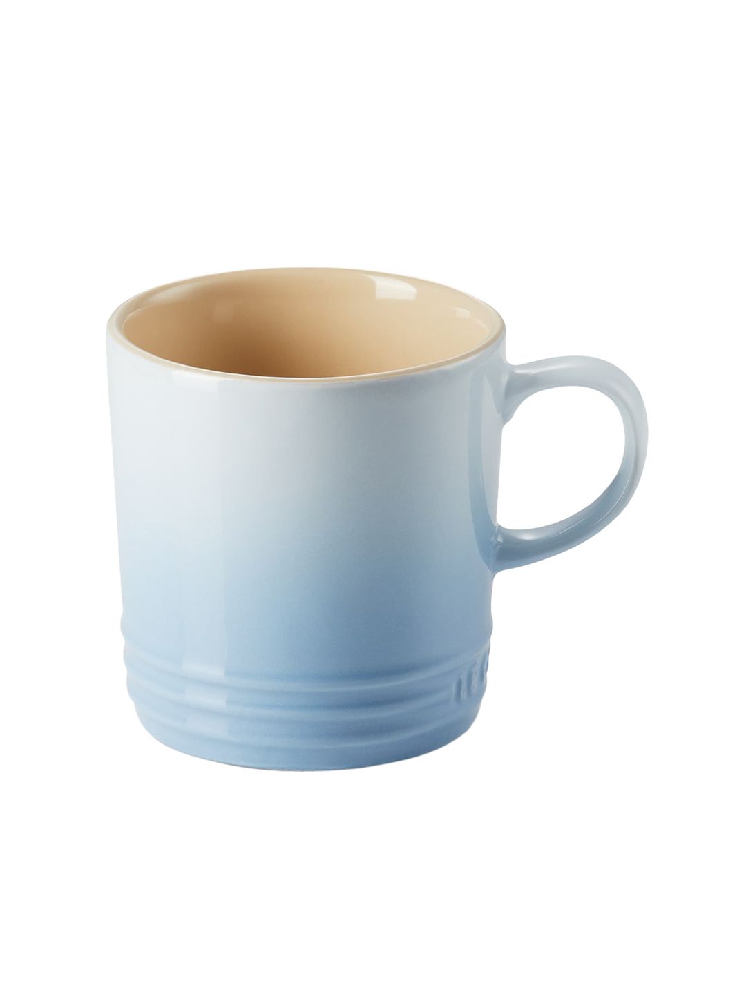 LE CREUSET Coastal Blue Solid Stoneware Glossy Mug Price in India