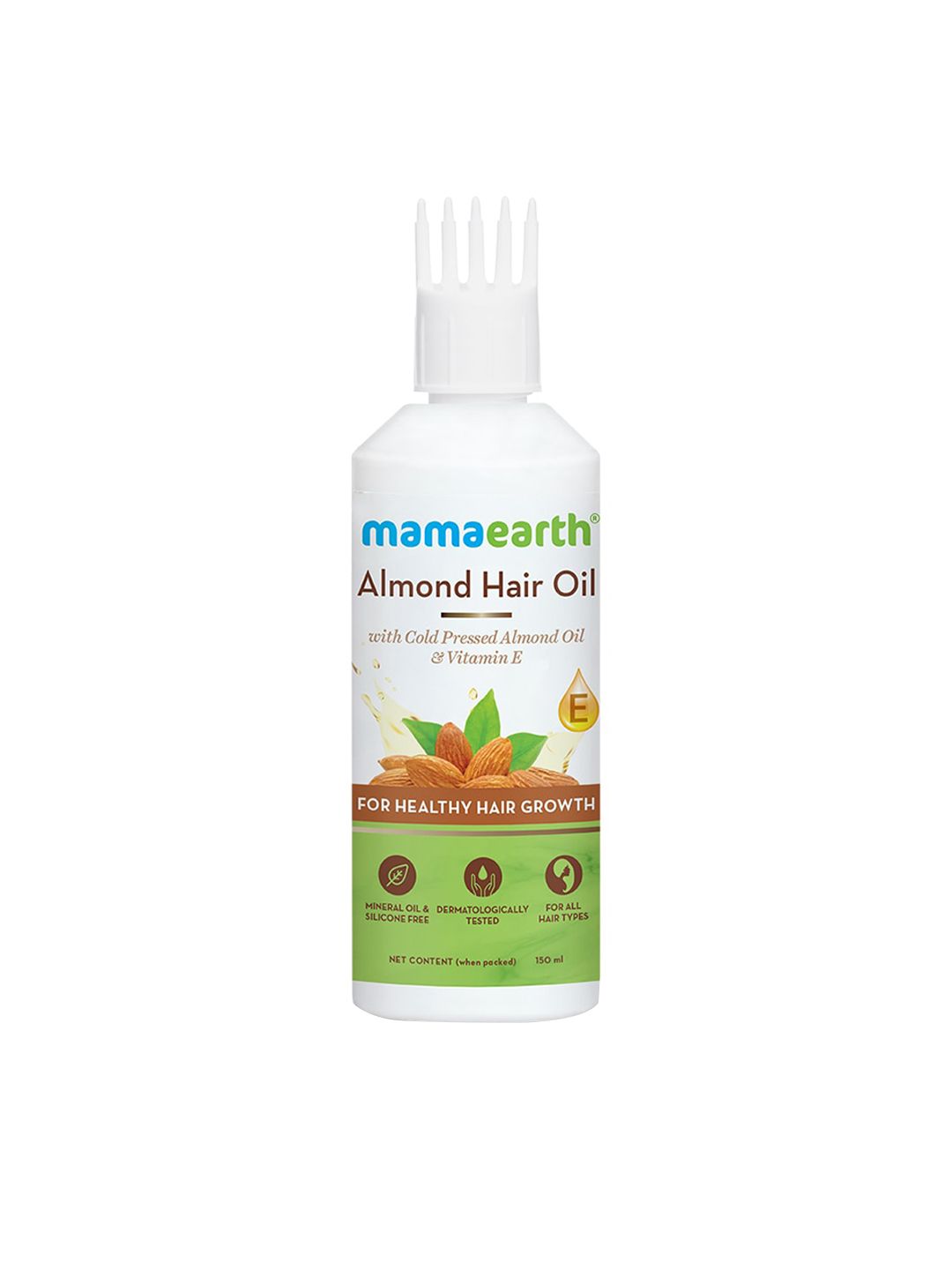 Mamaearth Cold Pressed Almond Oil & Vitamin E For Healthy Hair Growth-150 ml Price in India