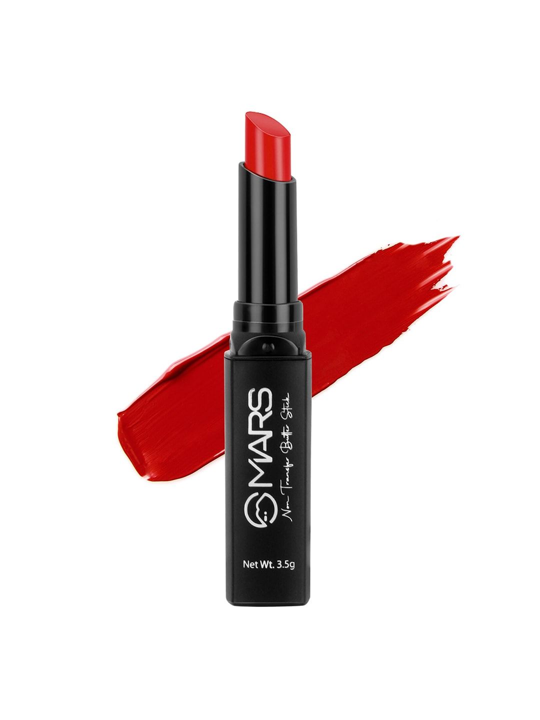 MARS Red Non Transfer Butter Lipstick - 3.5 g Price in India