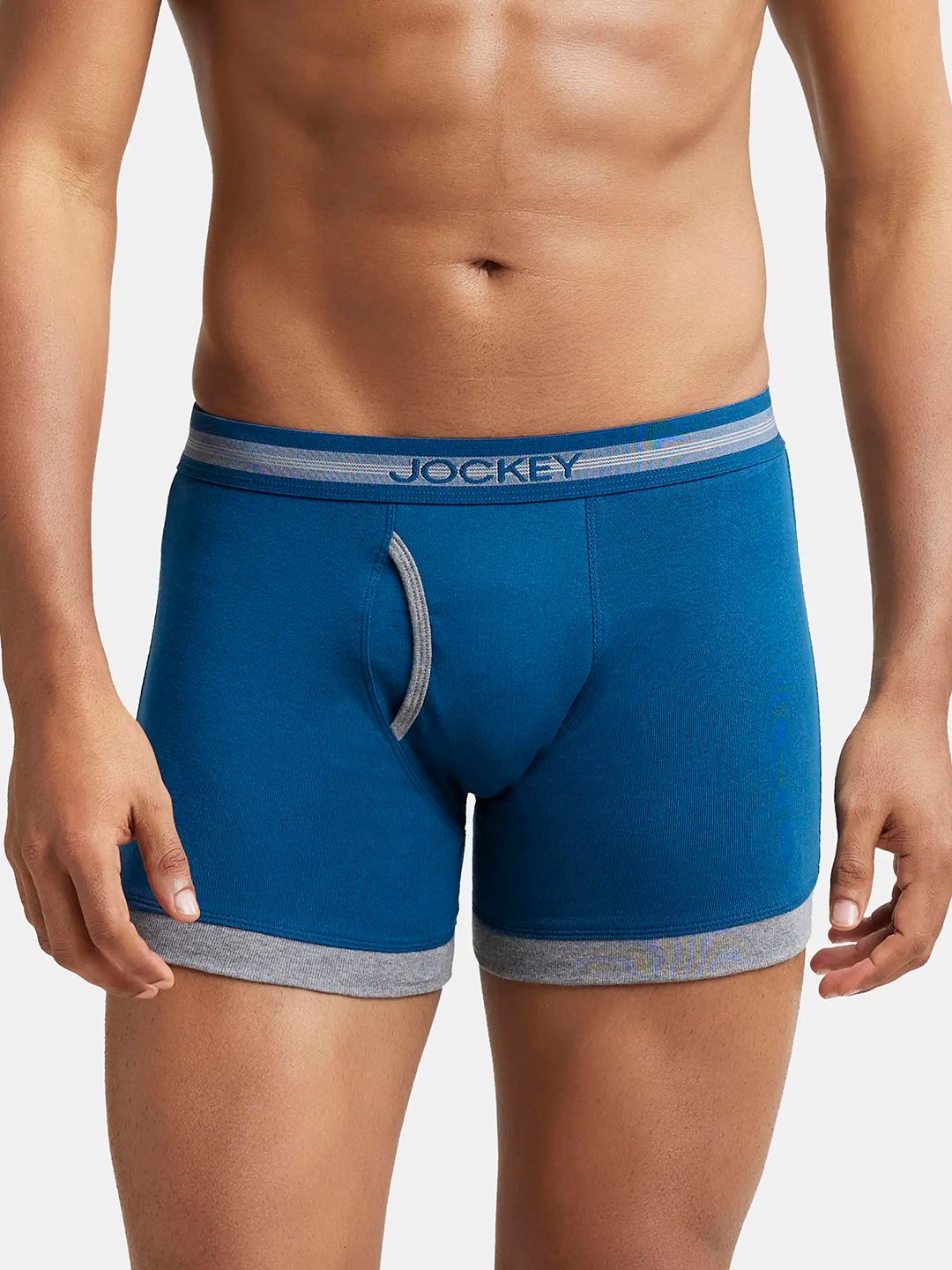 Jockey Combed Cotton Rib Boxer Trunk with StayFresh Treatment-1017