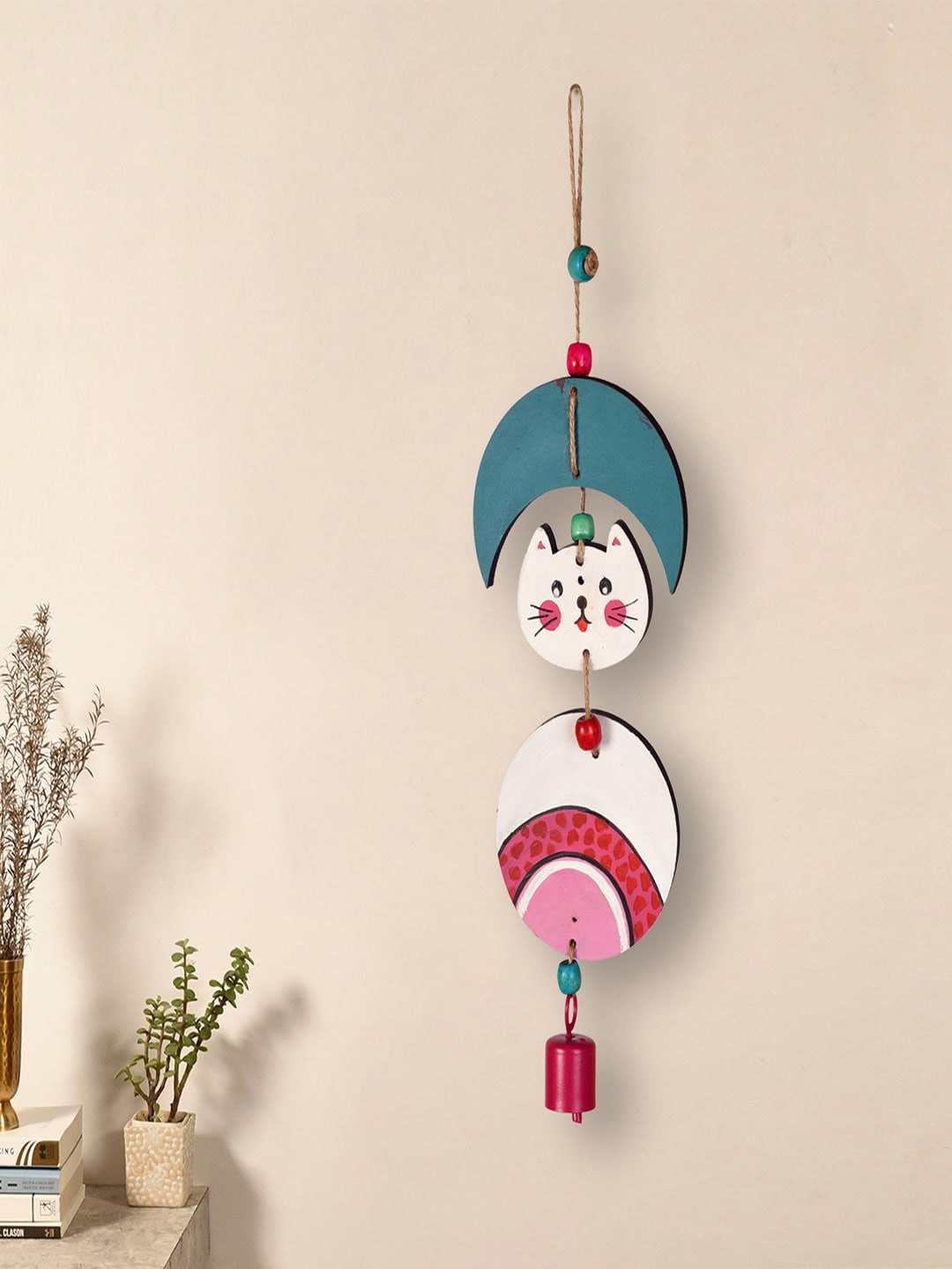 AAKRITI ART CREATIONS Multicolored Hello Kitty Wind Chime Price in India