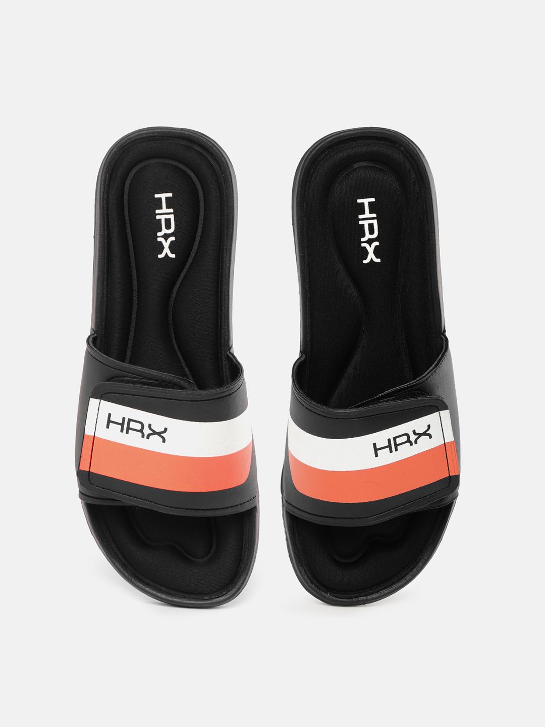 HRX by Hrithik Roshan Men Orange White Memory Foam Flip Flop