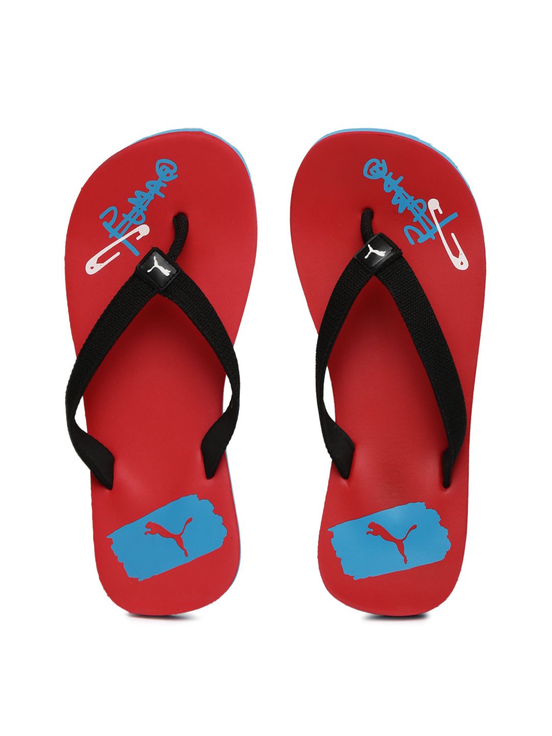 puma flip flops myntra