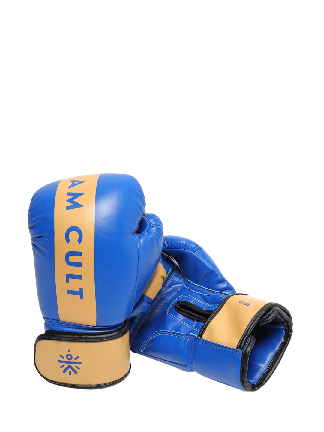 Cultsport Blue & Brown Boxing Gloves With Handwraps Price in India