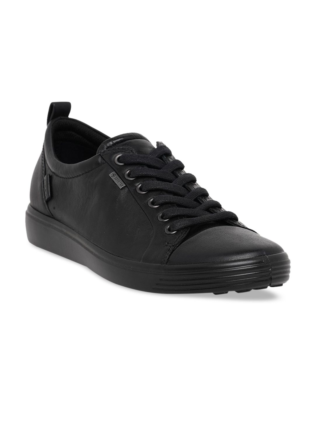 ECCO Women Black Leather Soft 7 GTX Tie Scandinavian Spirit Sneakers Price in India