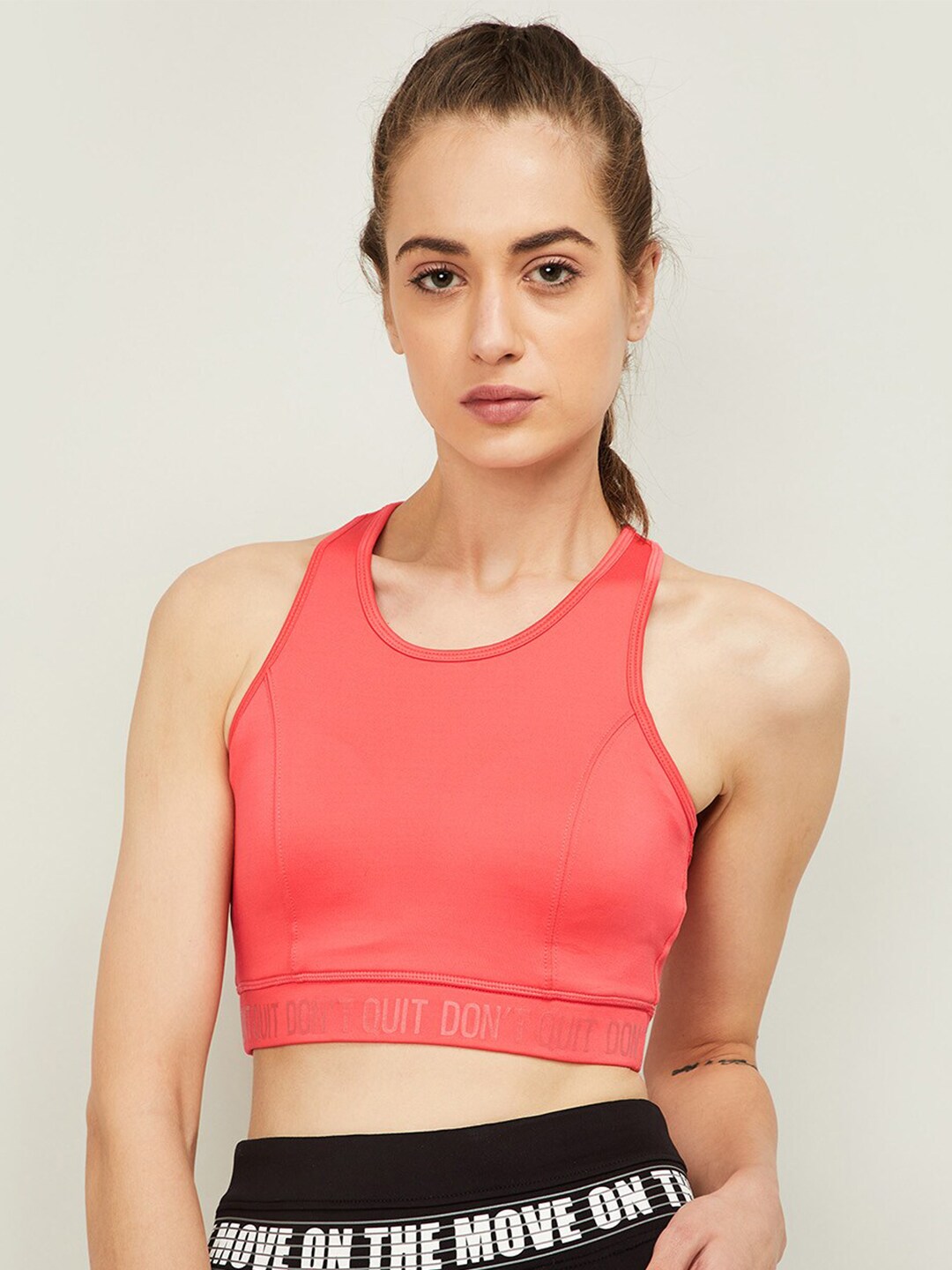 Kappa Coral Lightly Padded Workout Bra Price in India
