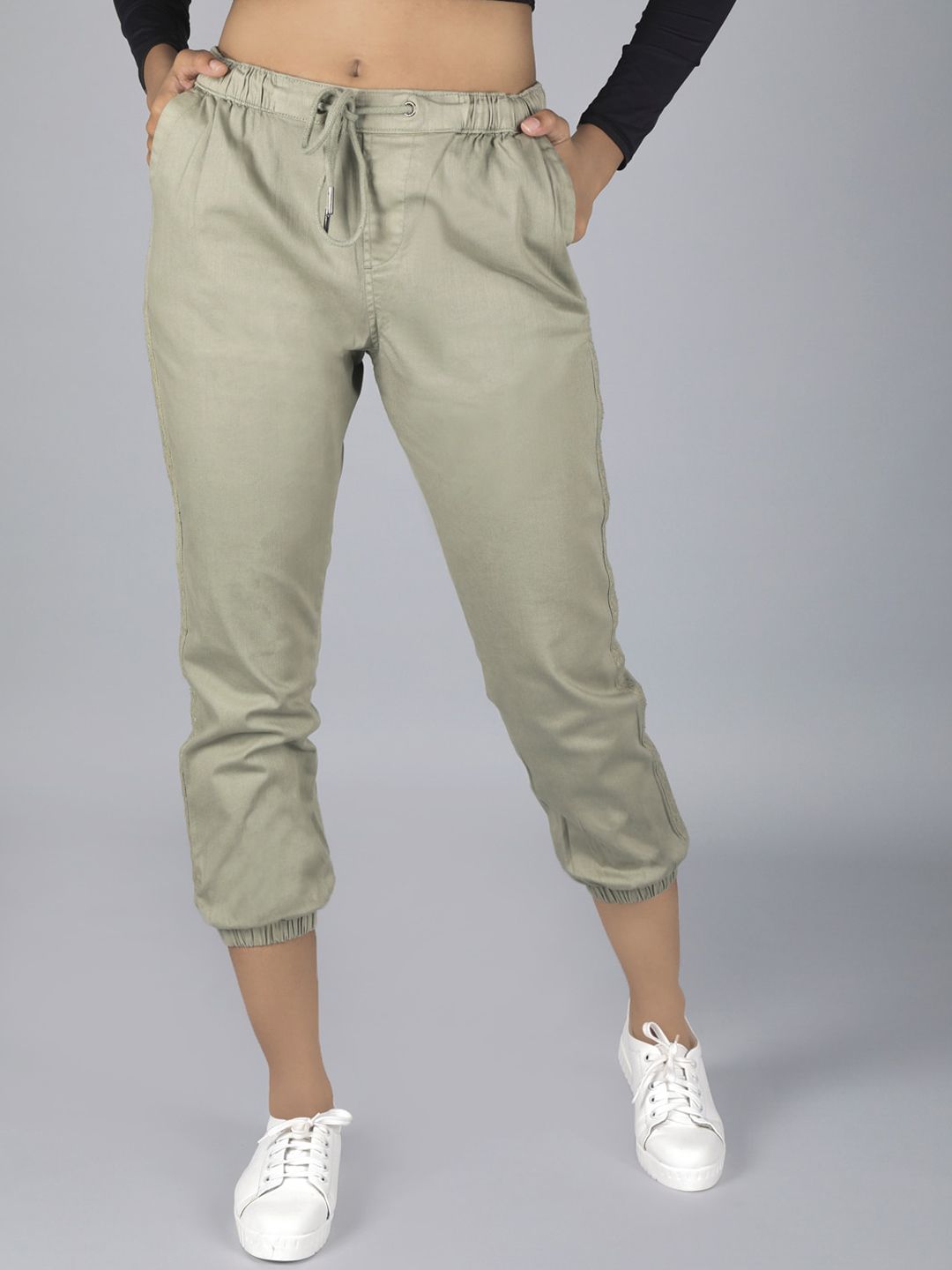The Roadster Lifestyle Co Women Green Joggers Price in India