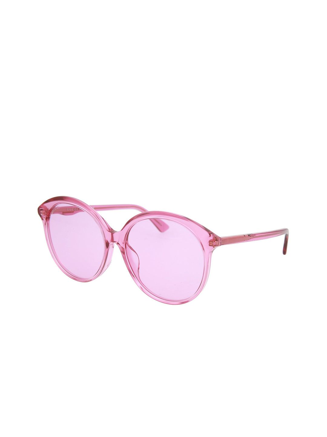 Gucci Women Pink Lens & Pink Round Sunglasses GG0257SA-30002348005 Price in India