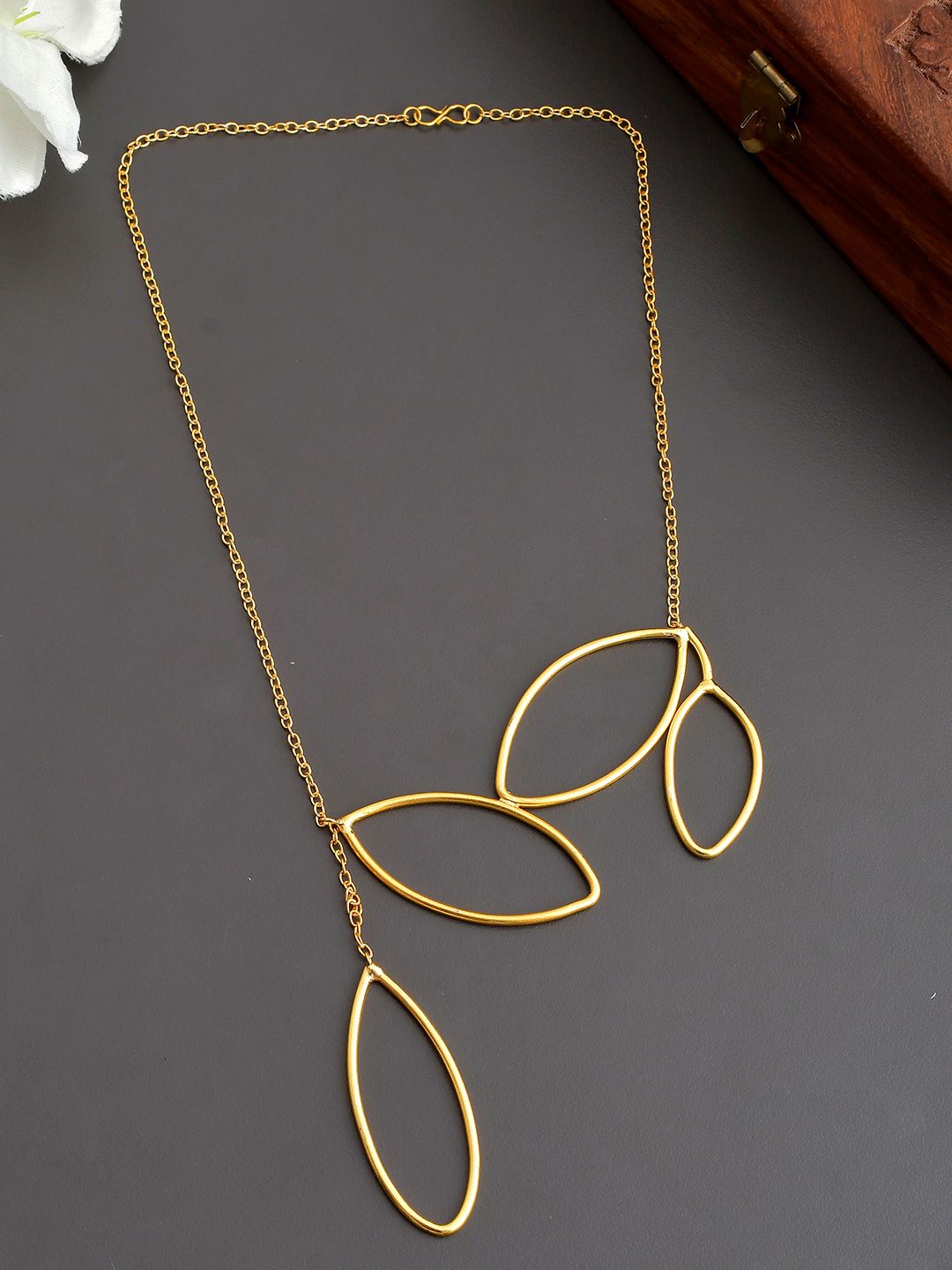 Silvermerc Designs Gold-Toned Brass Gold-Plated Handcrafted Chain Price in India