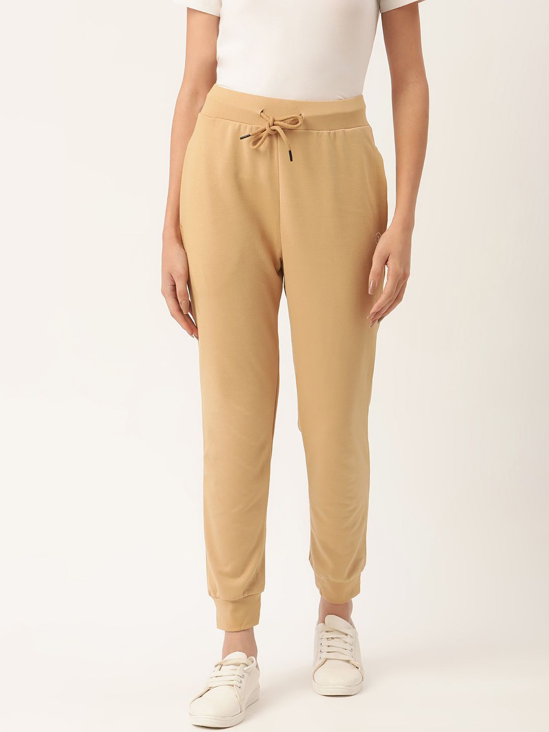 KICA Women Light Brown Solid Track Pant Price in India