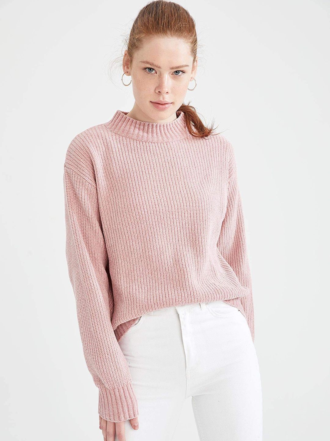 DeFacto Women Pink Pullover Price in India