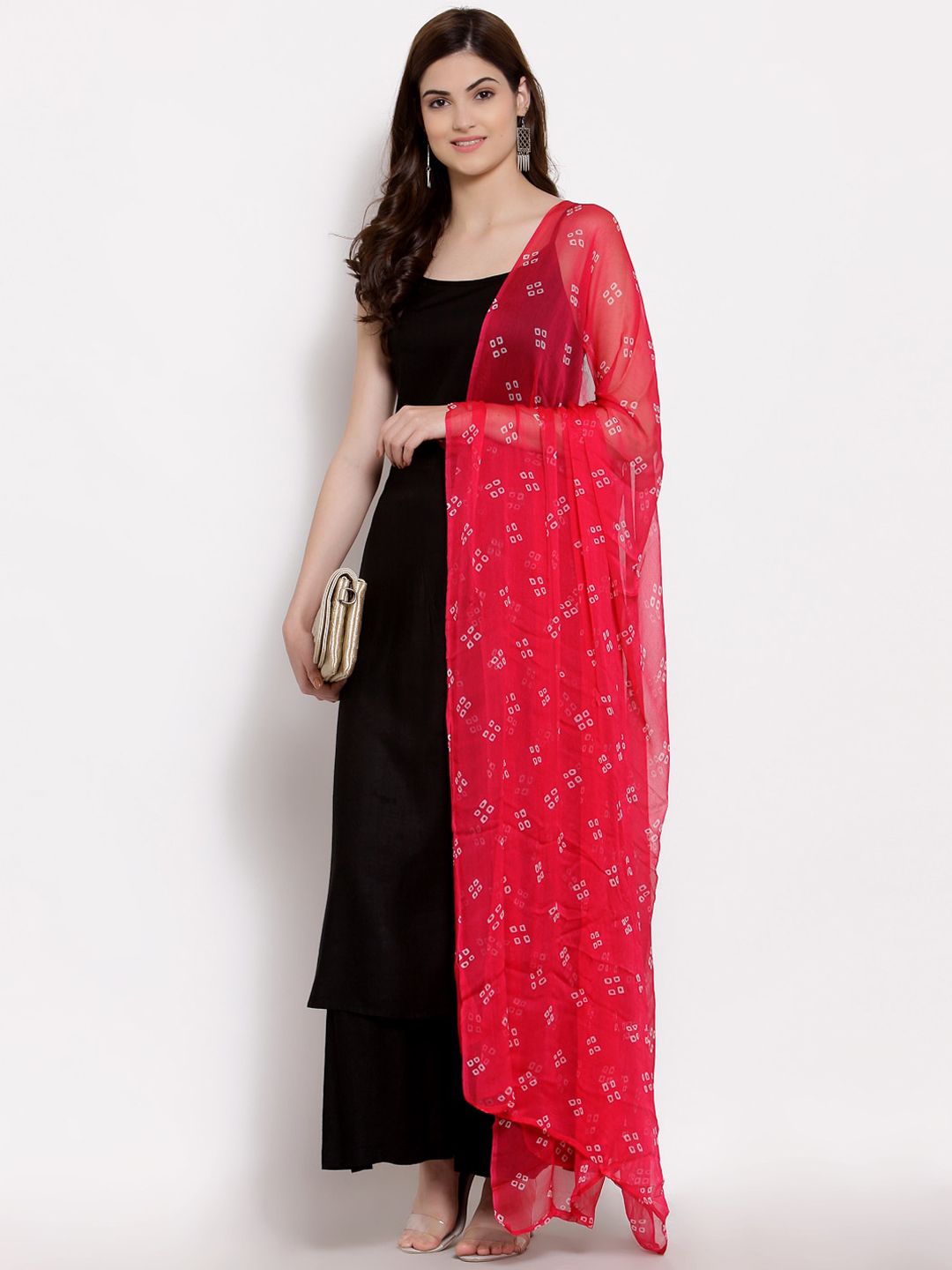 Myshka Women Black Regular Pure Cotton Kurta with Palazzos & With Dupatta Price in India