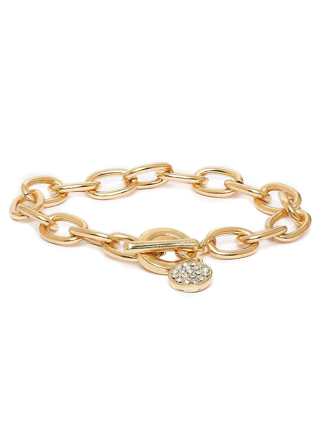 20Dresses Women Gold-Toned Charm Bracelet Price in India