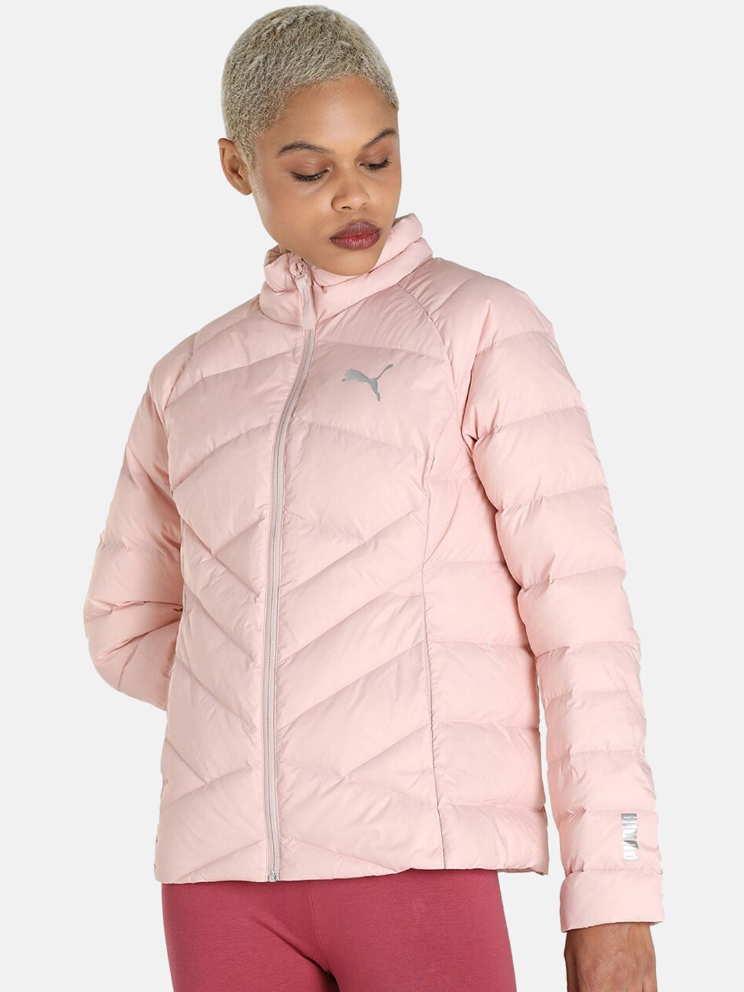 Puma Women Pink PWRWarm pTrackLIT Padded Jacket Price in India