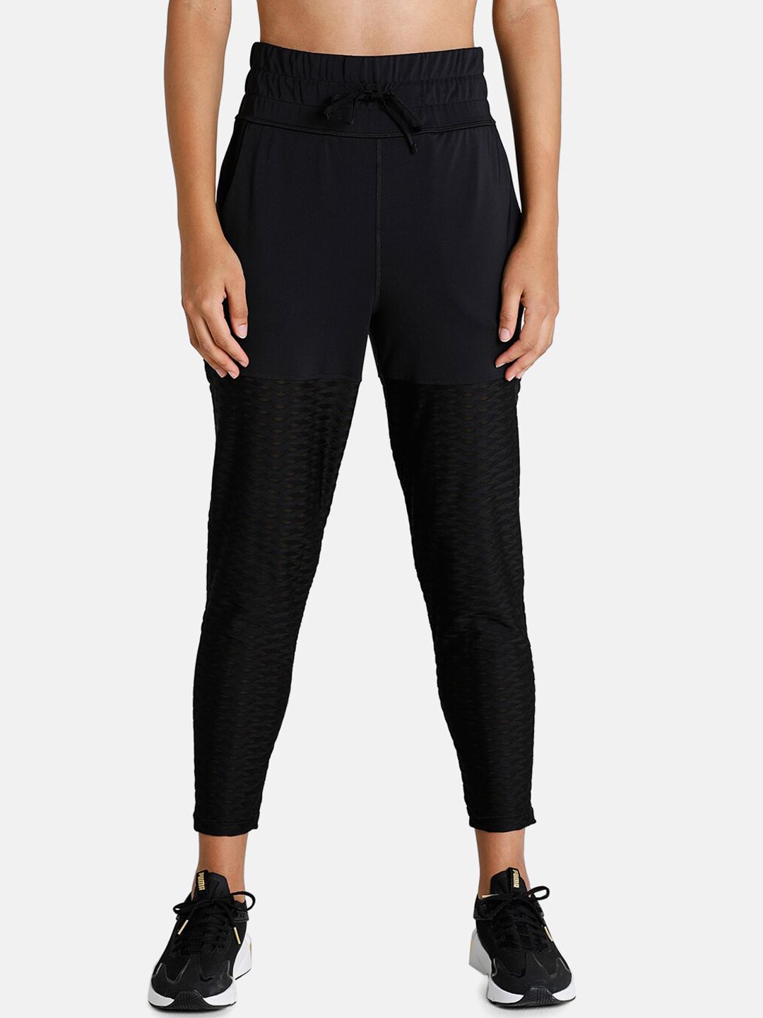Puma Women Black Flawless Fitted Slim Training Joggers Price in India