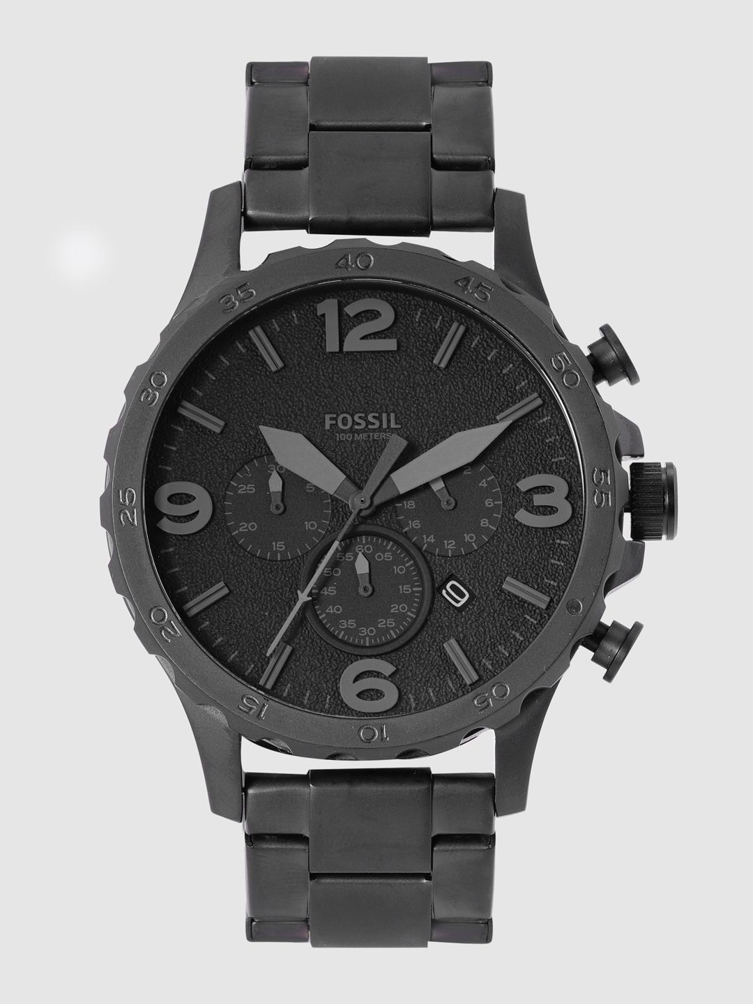 Fossil Fossil Men Black Analogue Watch JR1401