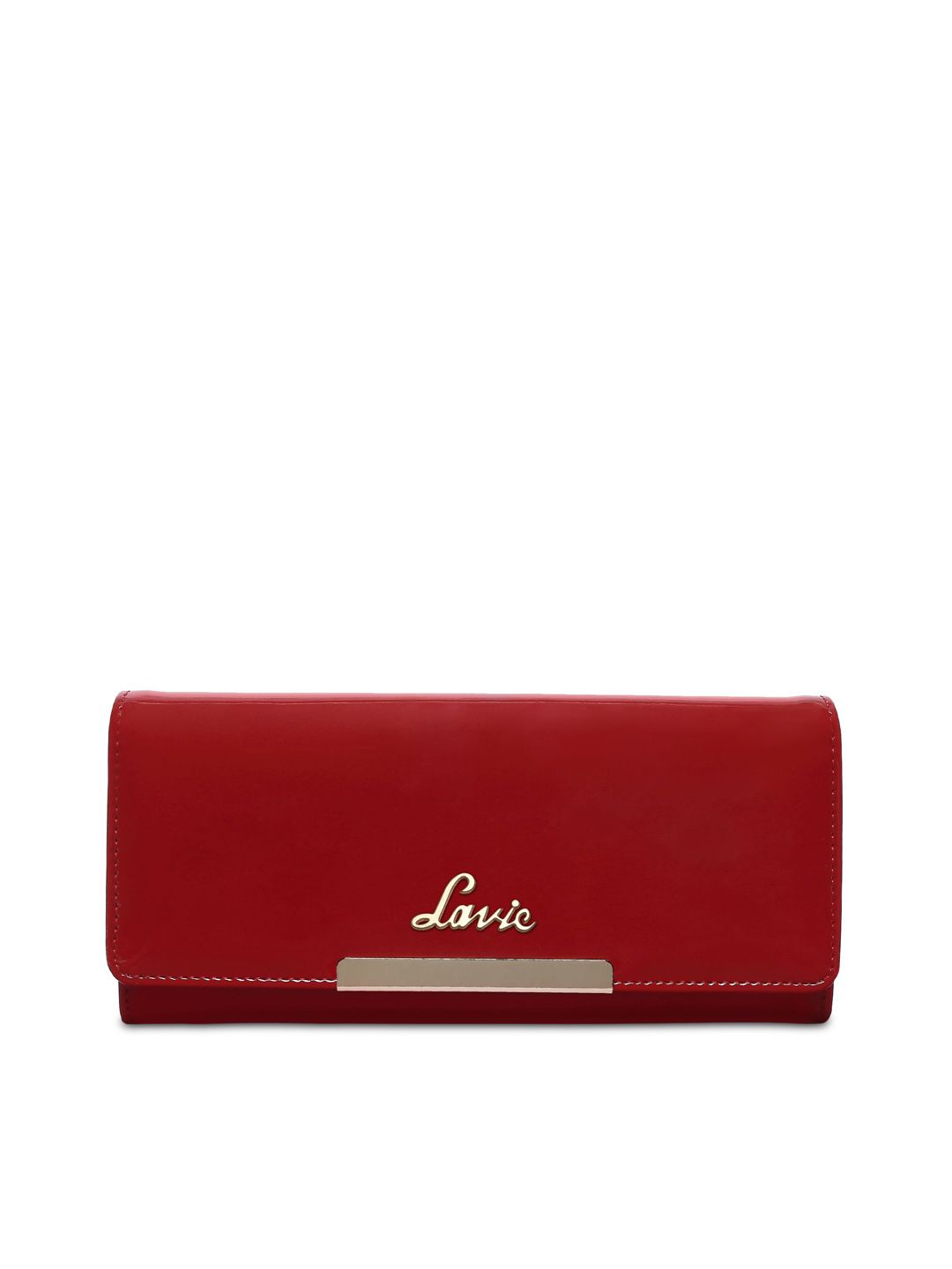 Lavie Women Red Solid BIMET PRO Two Fold Wallet Price in India