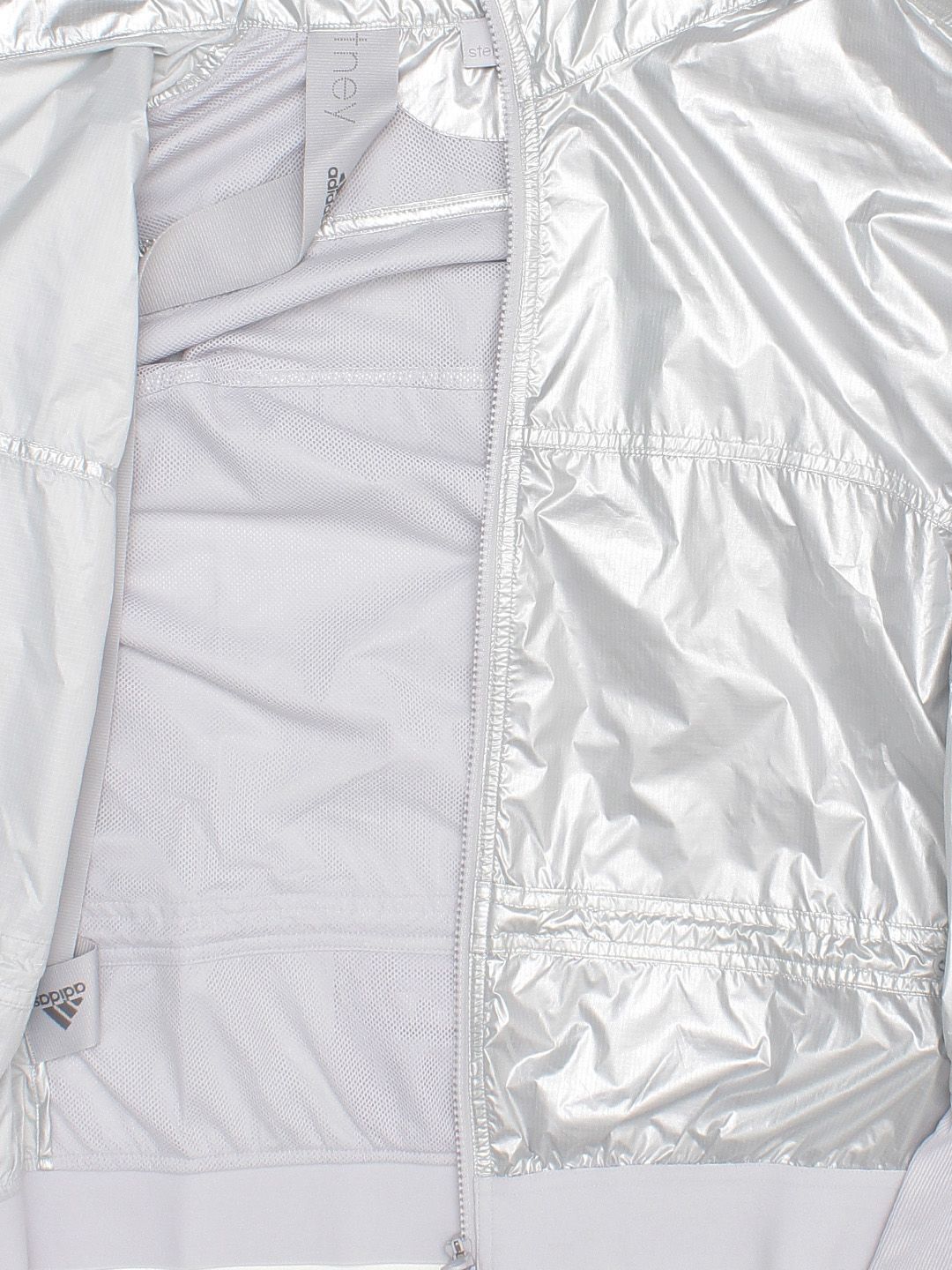 Buy Stella McCartney by ADIDAS Silver Run Metal Jacket - Jackets