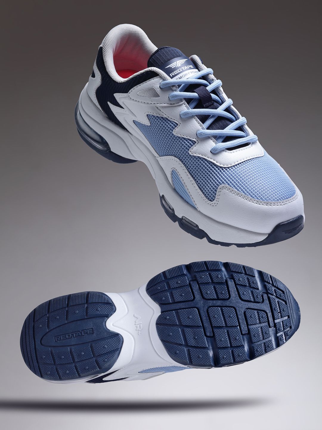 Red Tape Women Blue Mesh Walking Shoes Price in India