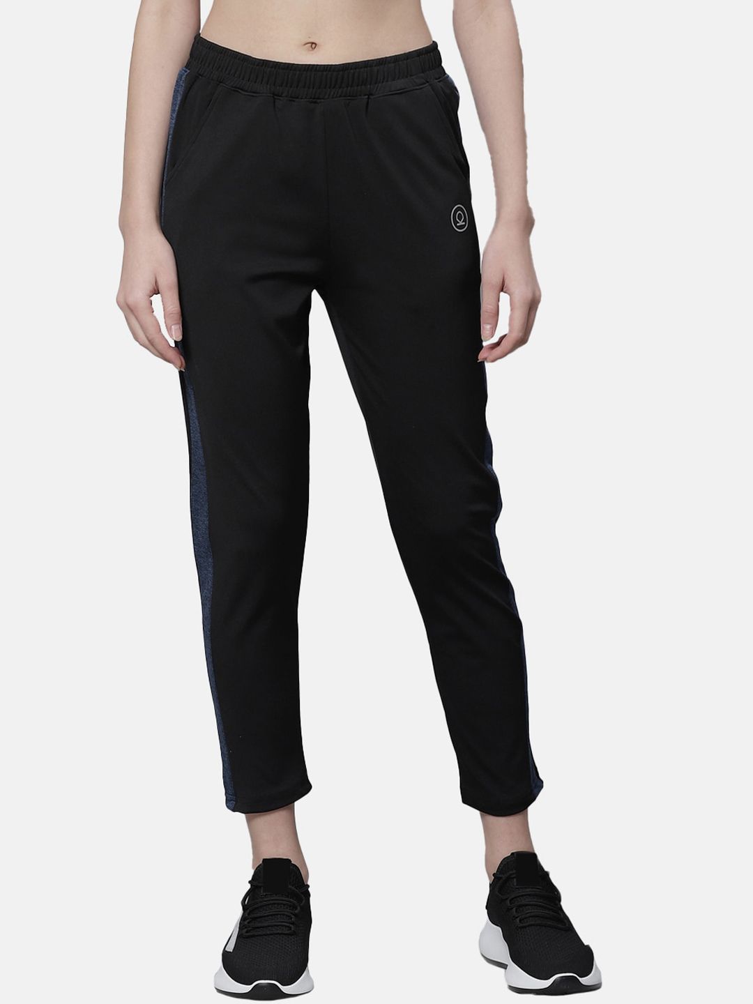 Chkokko Women Black Solid Track Pants Price in India