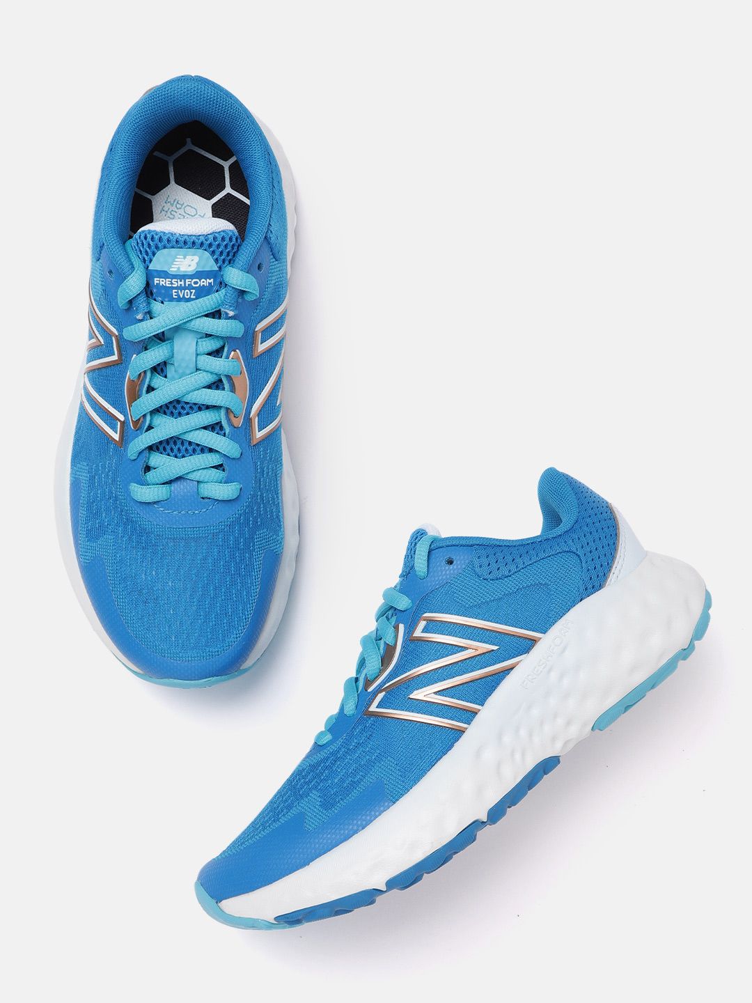 New Balance Women Blue Fresh Foam Running Shoes Price in India