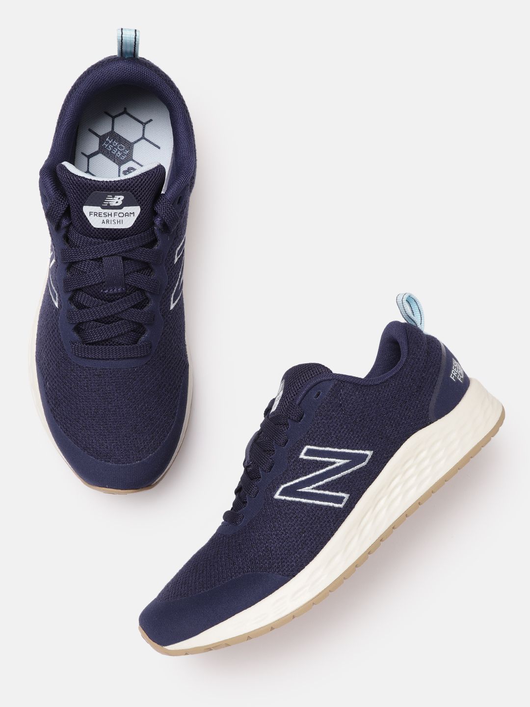 New Balance Women Navy Blue Fresh Foam Technology Running Shoes Price in India