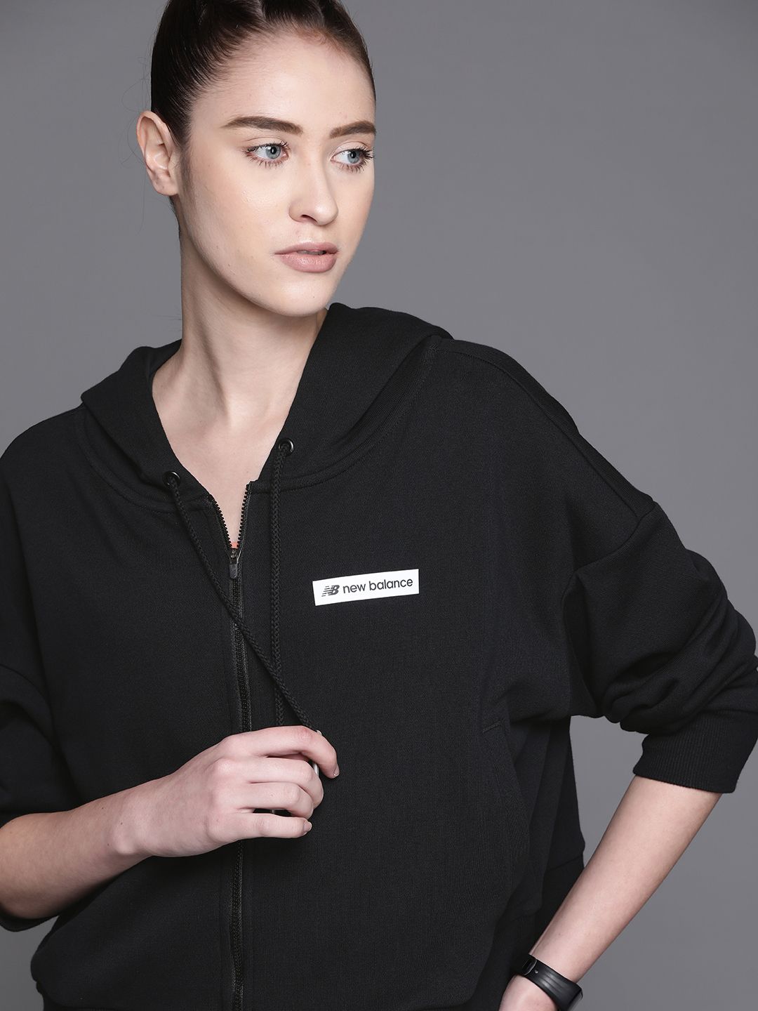 New Balance Women Black Sporty Jacket Price in India