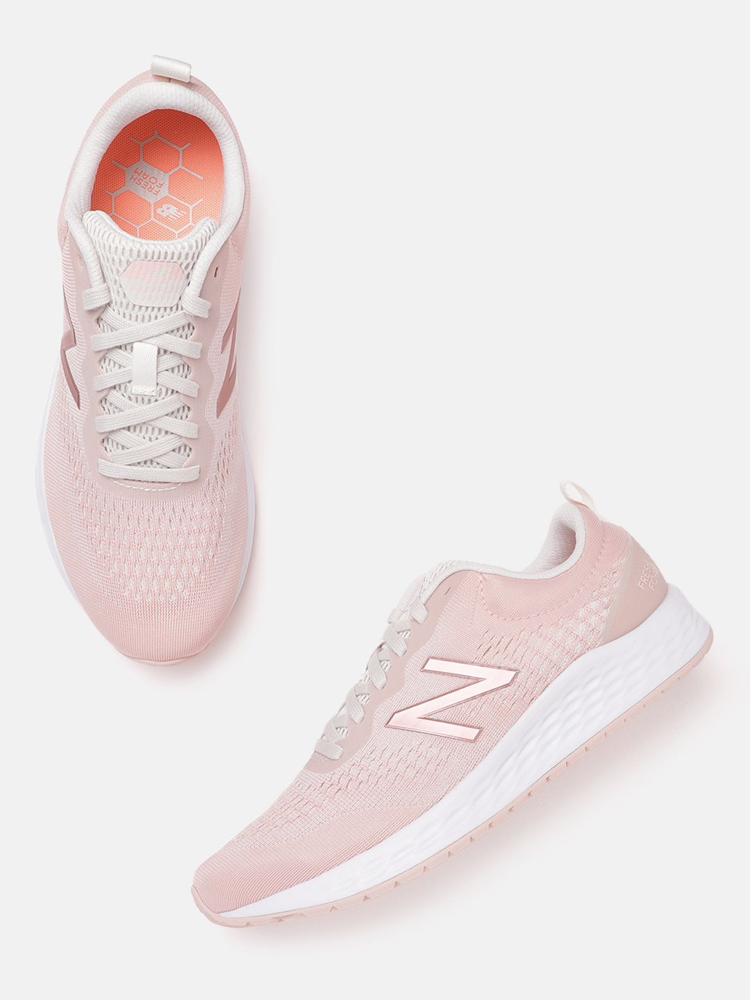 New Balance Women Pink ARISHI Woven Design Running Shoes Price in India