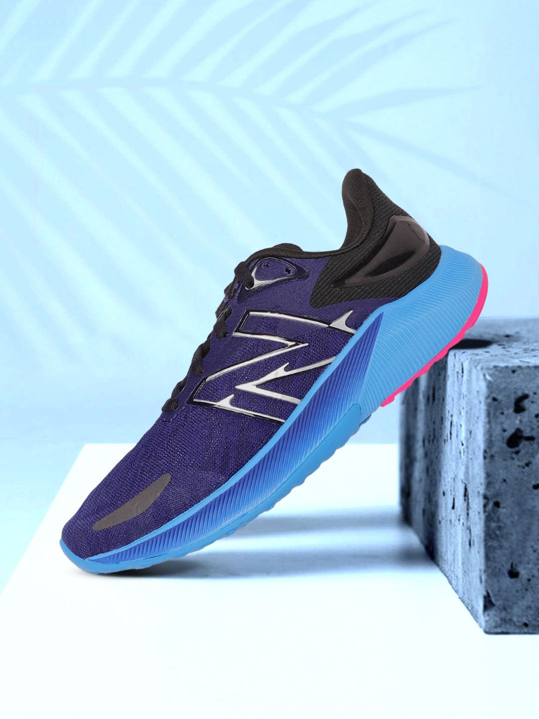 New Balance Women Navy Blue Fuelcell Technology Running Shoes Price in India