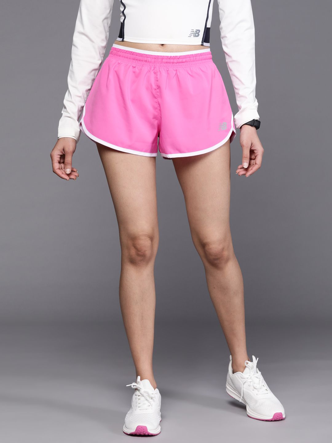 New Balance Women Pink Sports Shorts Price in India