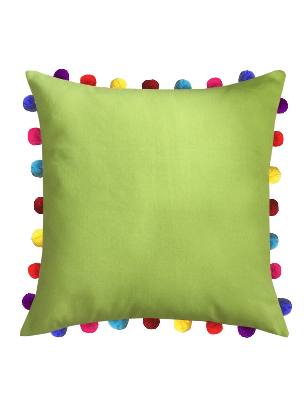 Lushomes Green Set of 3 Square Cushion Covers Price in India