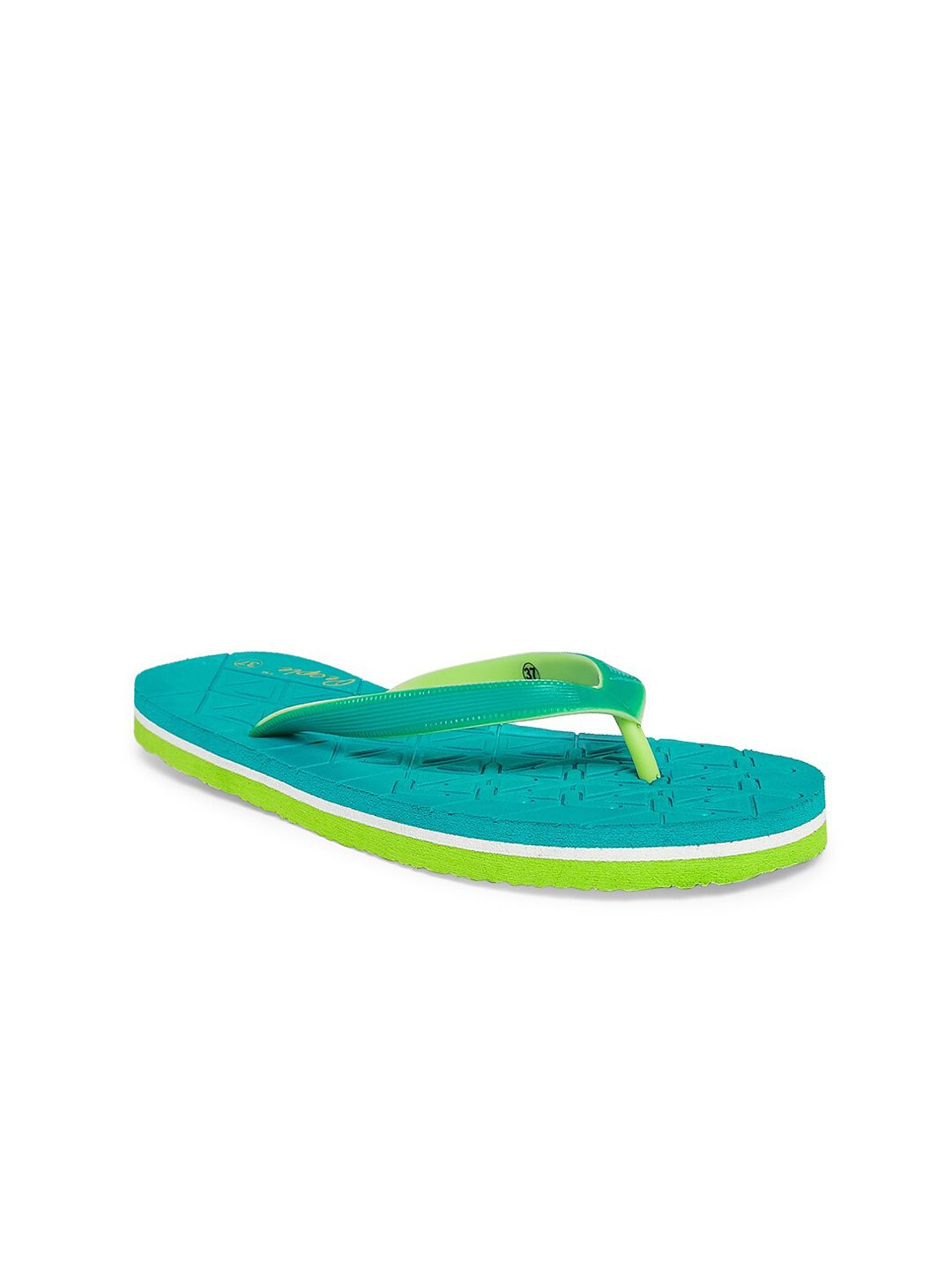 People Women Turquoise Blue & Green Room Slippers Price in India