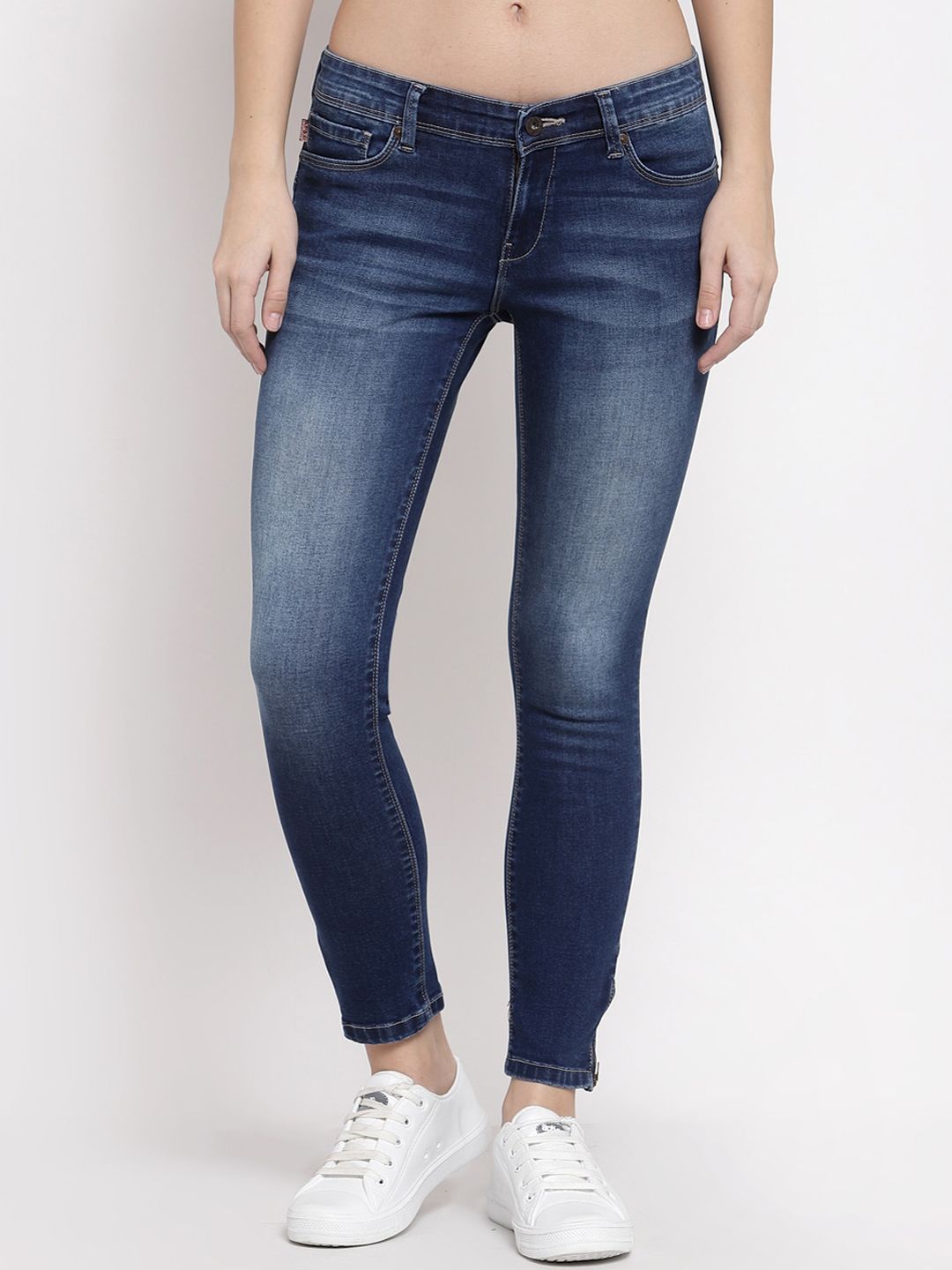 Pepe Jeans Women Blue Light Fade Jeans Price in India