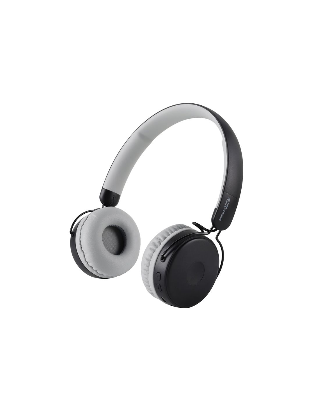 Portronics Grey Solid Wireless Bluetooth On-Ear Headphones Price in India