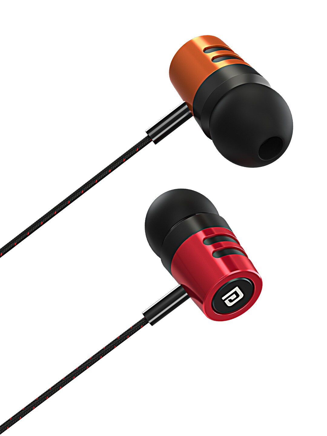 Portronics Black Solid Ear 2 In-Ear Wired Earphones Price in India