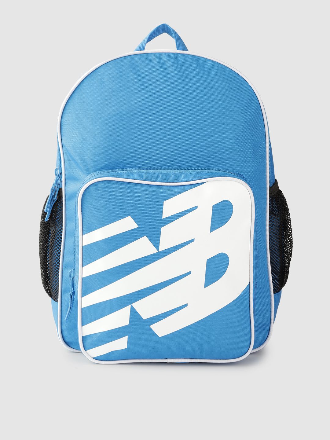 New Balance Unisex Blue & White Brand Logo Print 15 Inch Laptop Backpack Price in India