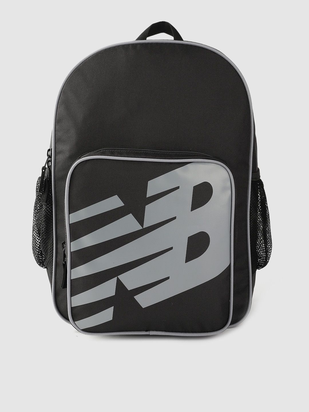 New Balance Unisex Black & Grey Brand Logo Print 15 Inch Laptop Backpack Price in India