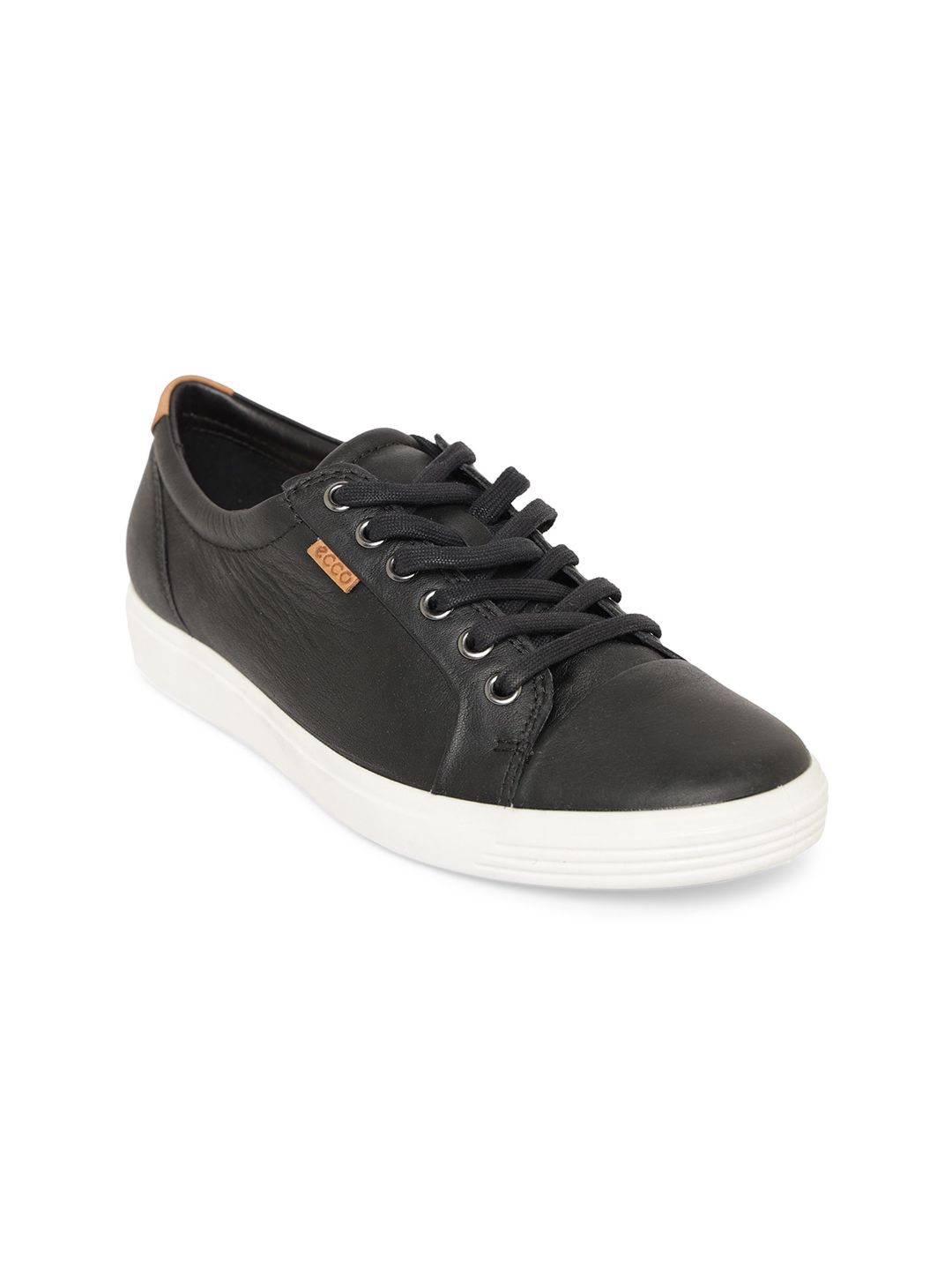 ECCO Women Scandinavian Spirit Black Leather Regular  Sneakers