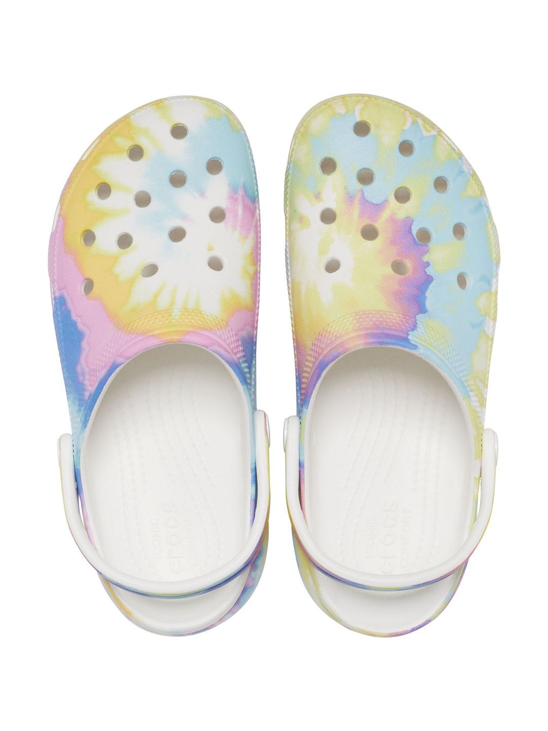 Crocs Women Multicoloured Printed Platform Clogs Price in India